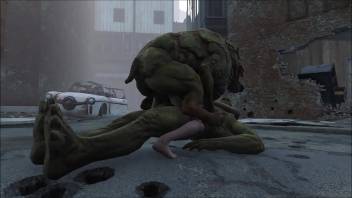 Fallout 4 Good Orgie with Supermutant