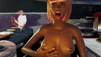 3D Porn animation Bloom Adventures, Episode I. Model, perfect body, monster cock, anal. Shifi story, space mission.